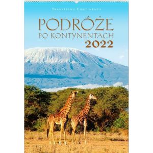 2024 Kalendarz Ścienny Lucrum Podróże po kontynentach